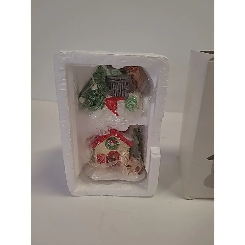 Dept 56 The Original Snow Village 2 Pc Set “Cat and Dog” #5131-4 Christmas